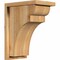 Ekena Millwork Yorktown Rough Sawn Corbel w/Backplate, Western Red Cedar, 8"W x 12"D x 16"H COR08X12X16YOR01RWR - alternate 1